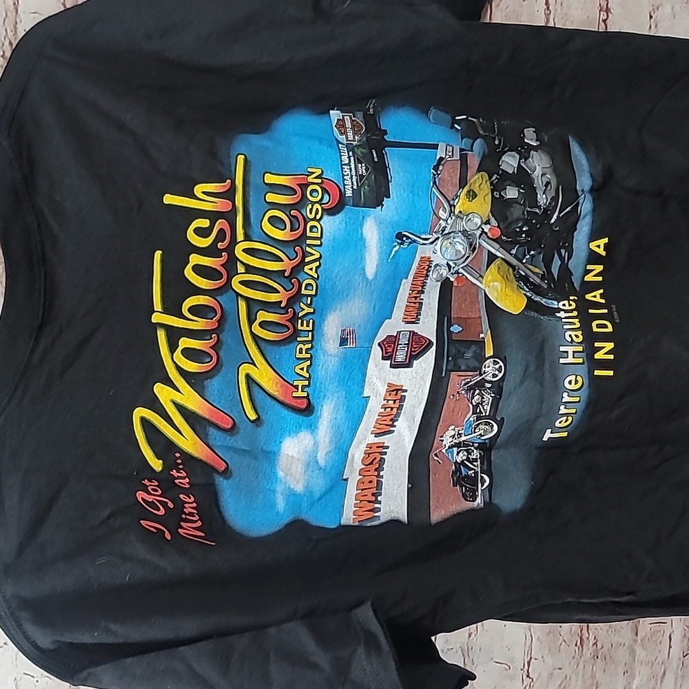 Harley Davidson tee shirt wabash valley large - Picture 5 of 5
